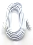 MainCore 3m Long BT Plug to RJ11 Home Telephone Cable 4 pin (Available in 2m, 3m, 5m, 10m) (3m)