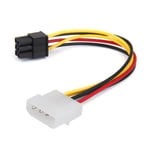Kirmax 4-Pin Male to 6-Pin Female socket Power Cable for PCIe PCI Express