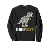 Robotics, Dino Bot Dinosaur Robot T Rex Robotics Lover Kids Sweatshirt