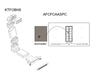 Airforce Standard Installation Kit For Aspira Centrale G5 On-Board Downdraft Hob for 6cm-9cm Plinth Height