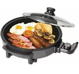 40cm Multi-Function Electric Cooker Pan with Lid/Adjustable Thermostatic Contro