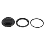 Protective 67mm UV Filter Filter Ring Lens Cap Sets For SX40 Series Ca XD