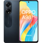 OPPO A98 5G Dual SIM Smartphone - 8GB+256GB - Cool Black 6.72 FHD+ Display - 120Hz Refresh Rate - NFC - Qualcomm Snapdragon 695 Chipset - 67W SuperVOOC Fast Charging Compatible - 2 Year Warranty