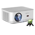 Bærbar Mini Projektor, Fuld HD 1080P Opløsning, WiFi Forbindelse, Android-version