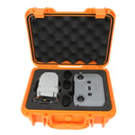 DJFEI Mavic Mini 2 Hard Case, Portable Waterproof Storage Carrying Case for DJI Mini 2 Drone and Accessories, Portable Carrying Travel Case Hardshell Storage Bag for DJI Mavic Mini 2 (Orange)