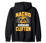 Funny Taco Personalized Name Nacho Average Clifton Zip Hoodie