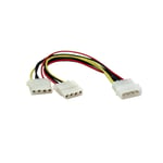 Molex PC Power Splitter Cable Lead 5.25 to 2 x 5.25 - SENT TODAY