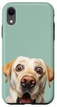 iPhone XR Funny Labrador Retriever Taking a Selfie Dog Mom Puppy Dad Case
