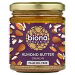 Biona Organic Crunchy Almond Butter - 170g