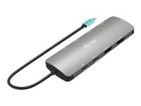 I-Tec Nano Dock - Dockningsstation - För Bärbar Dator, Surfplatta - Usb4 / Thunderbolt 4 - 2 X Hdmi - 1Gbe