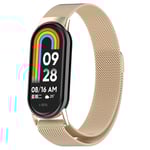 Milanese Loop Armband Xiaomi Mi Band 9 Champagne Guld