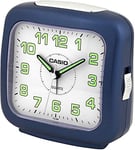 Casio Collection Alarm Clock Quartz Analogue Black Leather Strap TQ-359-2EF