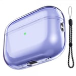 Ahastyle AirPods Pro 2 Skal Transparent Lila