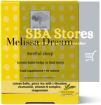 Nordic Melissa Dream Herbal Sleeping Tablets 40 Pack - Natural Insomnia Relief -