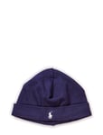 Ralph Lauren Baby Cotton Interlock Hat Blå