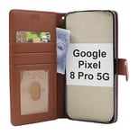 New Standcase Wallet Google Pixel 8 Pro 5G (Brun)