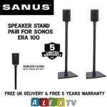 SANUS WSSE12 Black Pair Speaker Stands For Sonos Era 100™ FREE Delivery