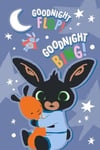 Fleece Blanket Bing And Flop Goodnight Happy Notte 150x100 CM Original Official