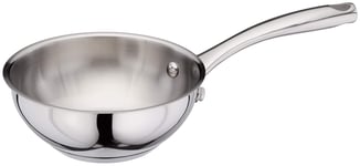 Stellar Speciality SCP16 18/10 Stainless Steel Chef Pan 16cm, Induction Ready, Oven Safe, Dishwasher Safe - Fully Guaranteed