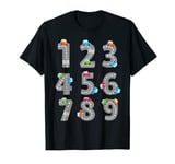 Maths Numbers Idea For Kids & Maths Outfit With Numbers On T-Shirt