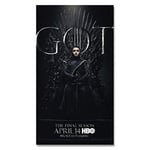 Li han shop Canvas Printing Game Of Thrones Season Drama Poster Role Posters And Prints 2019 Tv Game Wall Art For Bedroom Home Decor Gt534 40X50Cm Without Frame