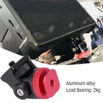Hot Shoe Mount Monitor Flash Mic Holder 1/4in Screw Camera H Black+red