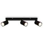BRILONER - Plafonnier LED, douille GU10, max. 9 W, lustre de salon, lustre de chambre à coucher, lustre de cuisine, lustre de salle de bain, spot led de plafond, applique murale d'intérieur