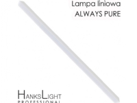Ceiling lamp HanksLight LED lamp HanksLight, white, linear, alu, pendant, 1200mm, down36W, 4000K