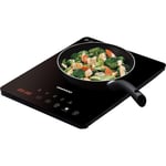 Daewoo 2000W Electric Single Induction Hob with Built-In Timer & Digital Display