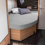 Lakan Fransk höger grå0/160x180/210cm Walra