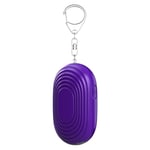 Alarme personnelle (violet) 140 db Alarme de sécurité personnelle d'urgence avec lumière led Petit porte-clés portable pour femmes, enfants,