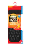 NEW Unisex Jet Black Thick Warm Thermal Heat Holders Slipper Socks 4-8, 37-42 eu