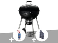 Barbecue à charbon Napoleon Kettle Premium 57 cm + Nettoyant grill 3 en 1 + Gants pour barbecue - Napoleon