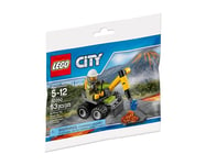 LEGO City Volcano Explorers - Volcano Jackhammer Polybag (30350) Sealed
