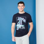 Transformers Optimus Prime Neon T-Shirt - Navy - XL