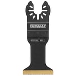 DEWALT Oscillating Tool Blade for Wood with Nails, Wide, Titanium Nitride Coated (DWA4204), Black