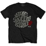 Rolling Stones - The - The Rolling Stones Unisex T-Shirt  Swirl Logo  - J1362z