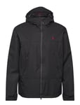 Water-Resistant Hooded Jacket Tunn Jacka Black Polo Ralph Lauren
