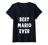 Womens Best Mario Ever V-Neck T-Shirt