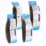 20 Mixed Grade 610mm x 100mm 40 60 80 120 Grit Power Sander Sanding Belts Cheap