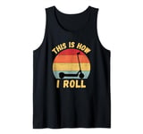 Retro Electric Scooter Design For Men Women Kids Scooter Tank Top