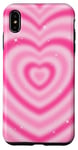 iPhone XS Max Aesthetic Pink Heart Coffee Latte Love Aura Y2K Kawaii Case