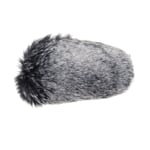 DSLR Black White Microphone Furry Windscreen Protection Cover For Rode Videomic
