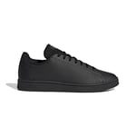 adidas Men's Advantage Base Court Lifestyle Sneaker, core Black/core Black/Grey six, 4 UK