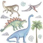 Dinosaurier II Väggklistermärken