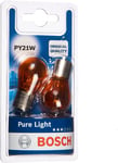 Bosch PY21W (581) Pure Light car light bulbs - 12 V 21 W BAU15s - 2