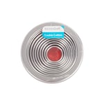 KitchenCraft Round Pastry Cutters with Storage Tin, Metal, Set of 11