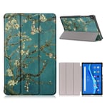 Lenovo Tab M10 FHD Plus tri-fold pattern leather case - Tree with Flowers