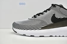 Womens Nike Air Max Thea KJCRD Pinstripe Black White Metallic Silver UK Size 4.5