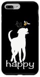 Coque pour iPhone 7 Plus/8 Plus Be Happy Labrador Retriever Labrador Chocolat Marron Doré